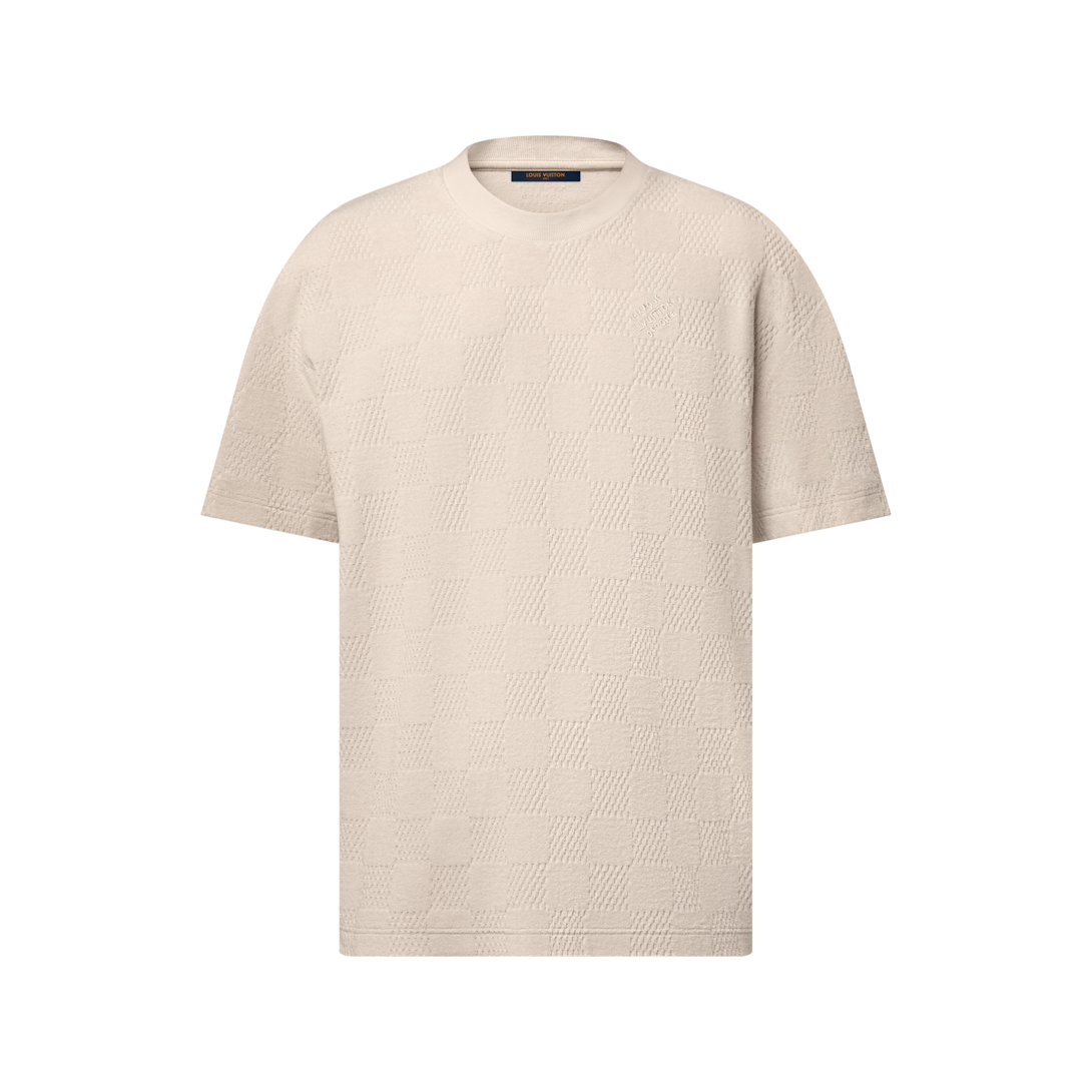 Camiseta Damier em Algodão French Terry - Ready-to-Wear | LOUIS